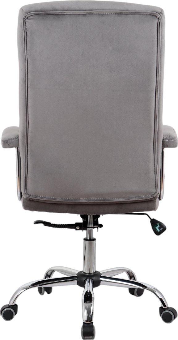 Офисное кресло King Style SHL-8 Sane Velvet Chrome (велюр, серый)