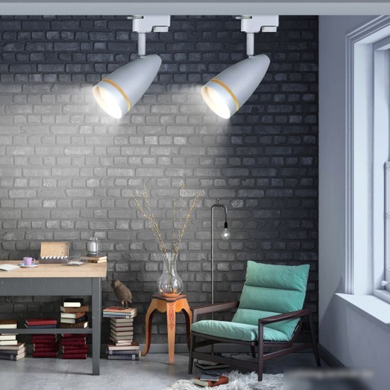Трековый светильник ЭРА TR49-GU10 WH Б0054161