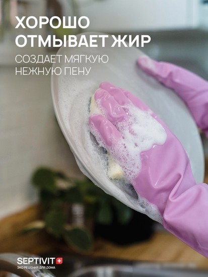 Средство для мытья посуды Septivit Альпийская Мята (5 л)