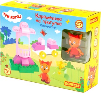 Конструктор Полесье Три кота. Карамелька на прогулке 77179
