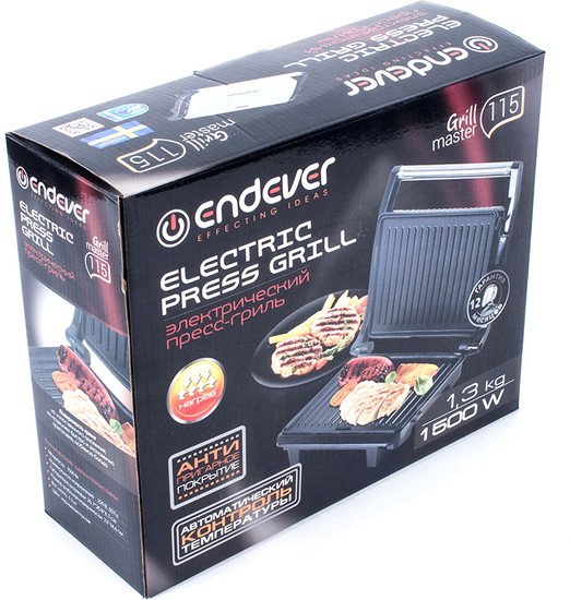 Электрогриль Endever Grillmaster 115