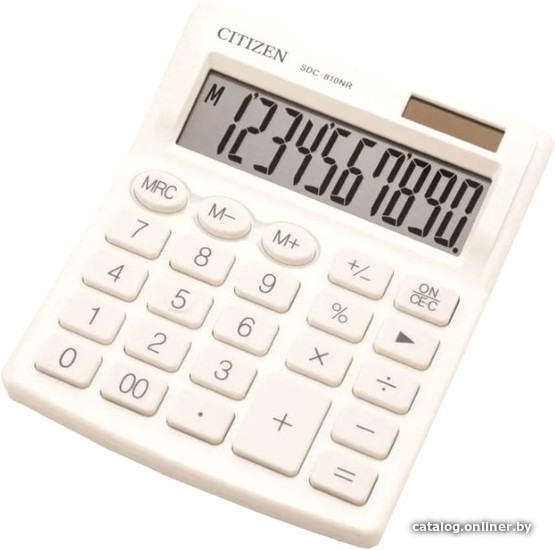 Бухгалтерский калькулятор Citizen SDC-810 NRWHE (белый) Бухгалтерский калькулятор Citizen SDC-810 NRWHE (белый)
