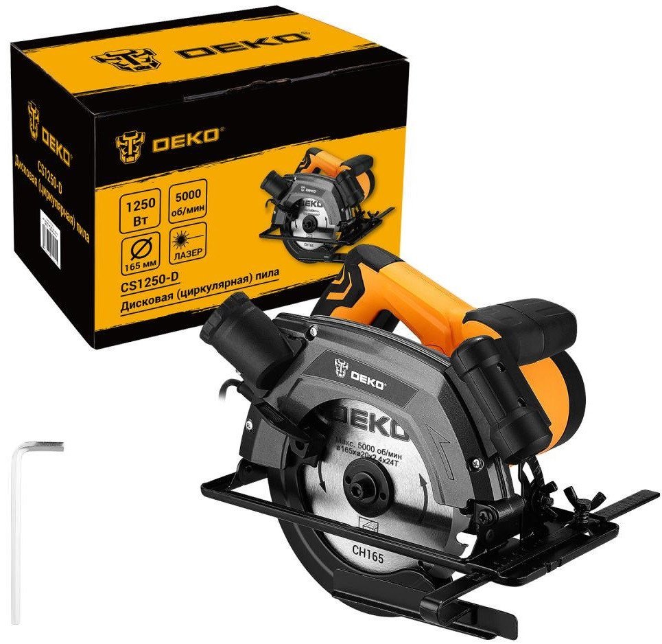 Дисковая (циркулярная) пила Deko CS1250-D 083-1100