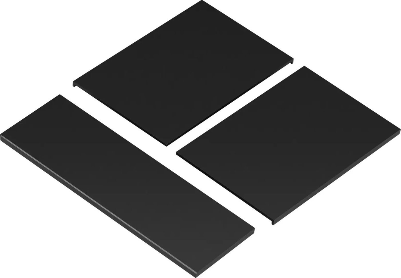 Панель выключателя Arlight Intelligent KNX-23-3G-SUF Black 052876