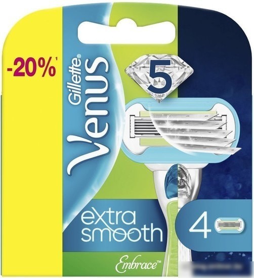 Сменные кассеты для бритья Gillette Venus Embrace (4 шт)