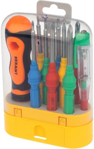 Набор отверток Rexant 12-4777 (10 предметов)