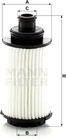 Масляный фильтр MANN-filter HU6023Z
