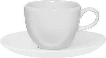 Чашка с блюдцем Oxford White 077105 RA04-9504