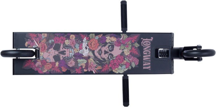 Трюковый самокат Longway Santa Muerte 6.0 (черный)