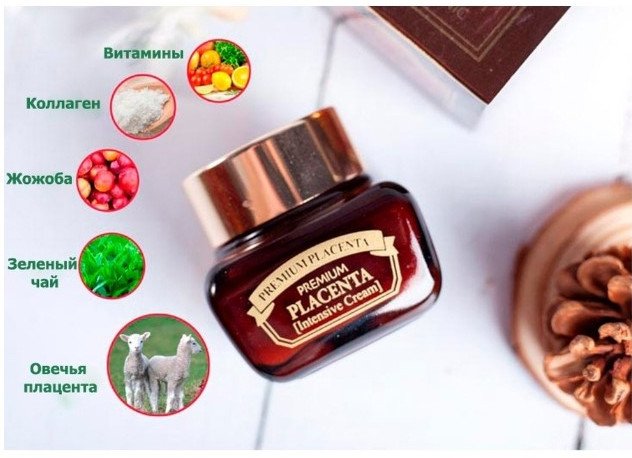 3W Clinic Placenta Intensive Cream 50 г