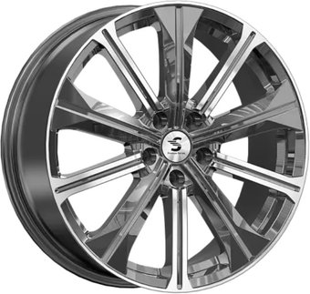 Литые диски SKAD КР013 19x7" 5x108мм DIA 60.1мм ET 45мм Diamond Gloss Graphite