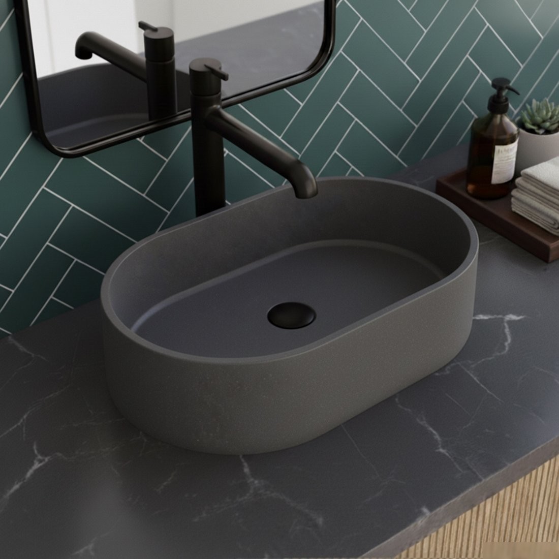 Умывальник Lauter Oliva 21O603G (Grey)