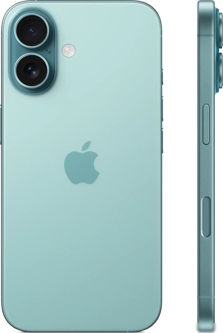 Телефон Apple iPhone 16 128GB (бирюзовый)