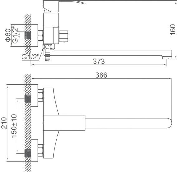 Смеситель Ledeme L72217