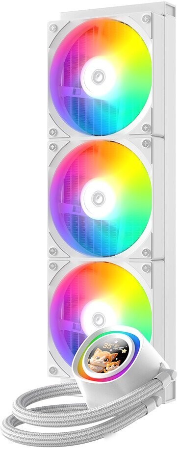 Система жидкостного охлаждения для процессора ID-Cooling FX360 LCD White