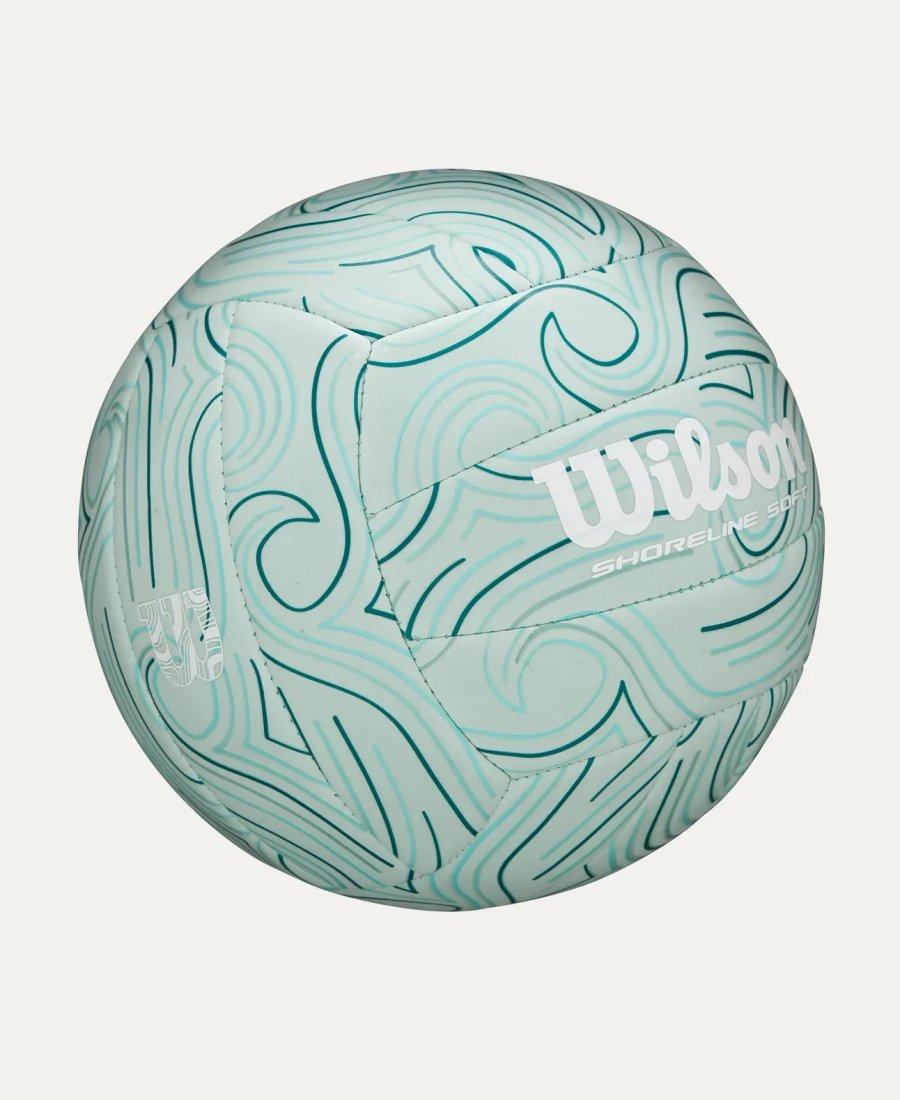 Мяч для пляжного волейбола Wilson Shoreline Soft Gen Green Vb Bl Of WV4007401XBOF (5 размер)