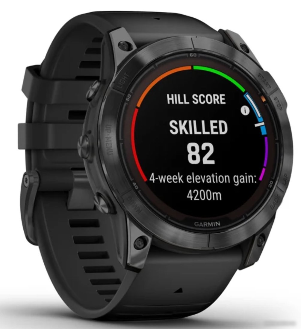 Умные часы Garmin Fenix 7X Pro Solar (сланцево-серый/черный)