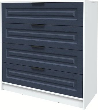 Комод Интерлиния Концепт КТ-К100 Деко (белый платинум/дуб королевский)