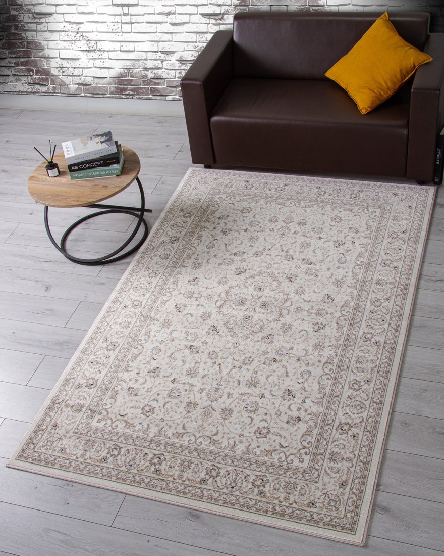 Ковер для жилой комнаты Merinos Valencia Deluxe F014-STAN-CREAM (1x2)