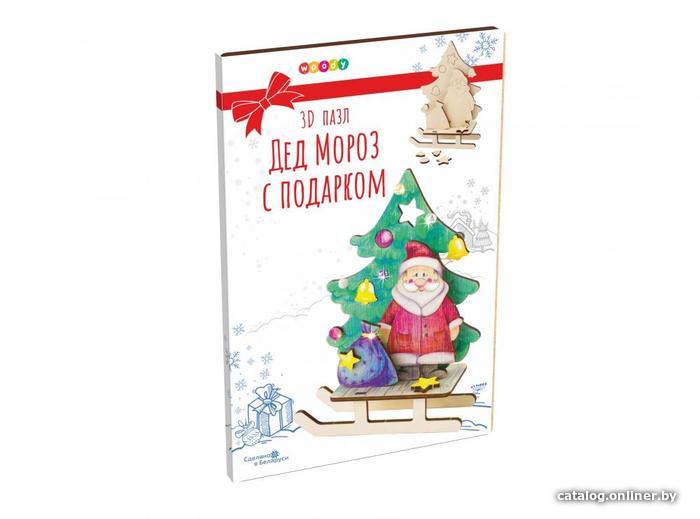3Д-пазл Woody Дед Мороз с подарком 02871