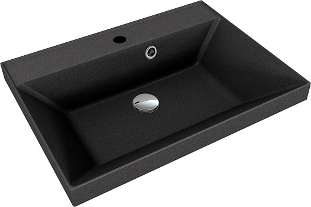 Умывальник Symbolite Asti 60x45 (кварц, антрацит)