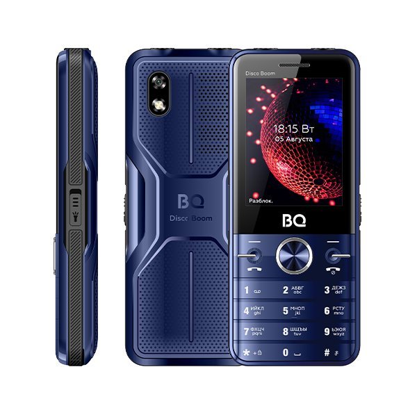 Кнопочный телефон BQ BQ-2842 Disco Boom (синий)