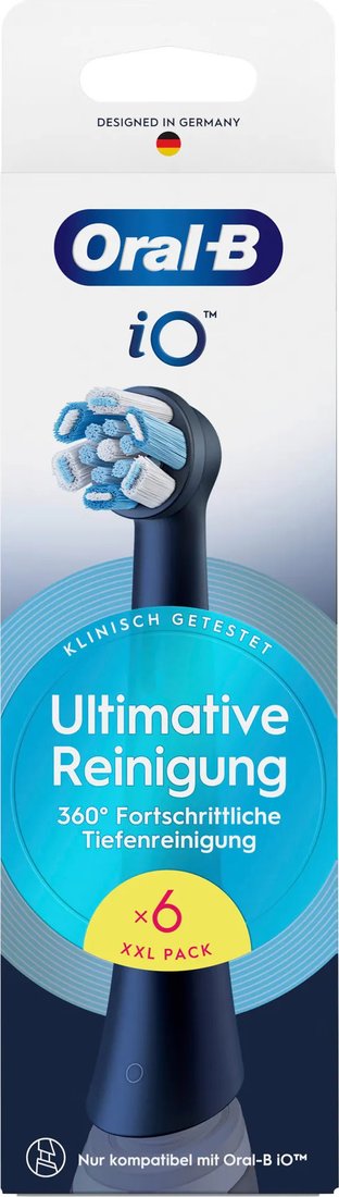 Сменная насадка Oral-B iO Ultimative Reinigung CBF-6 (6 шт, черный)