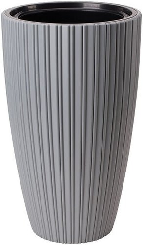 Кашпо Form-Plastic Mika Slim FP-5105-040 (платина)