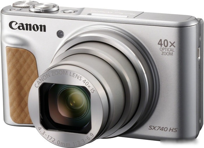 Фотоаппарат Canon PowerShot SX740 HS (серебристый)