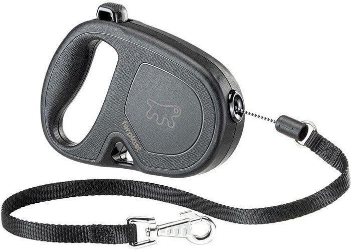 Поводок-рулетка Ferplast Flippy One Cord S 75092017 (черный)