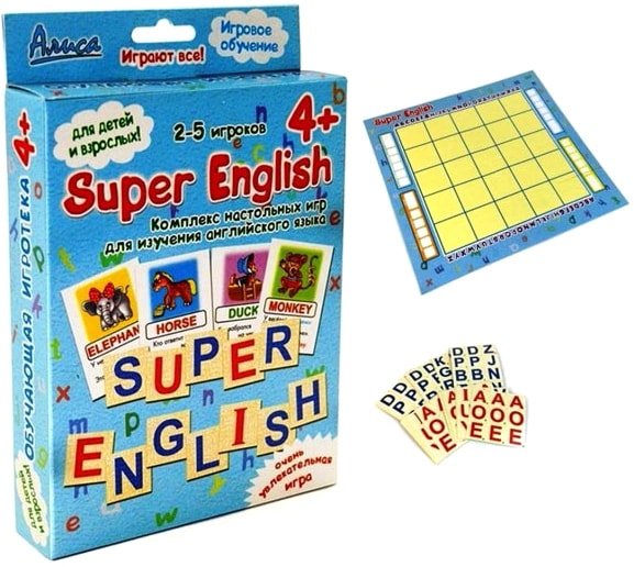 Развивающая игра Нескучные игры Super English И-810