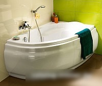 Ванна Cersanit Joanna 140x90 R (с ножками и экраном)