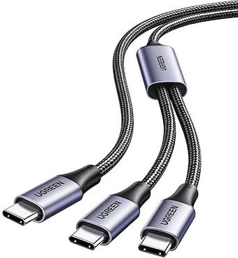 Кабель Ugreen US561 35087USB Type-C - USB Type-C x3 (1.5 м, черный)