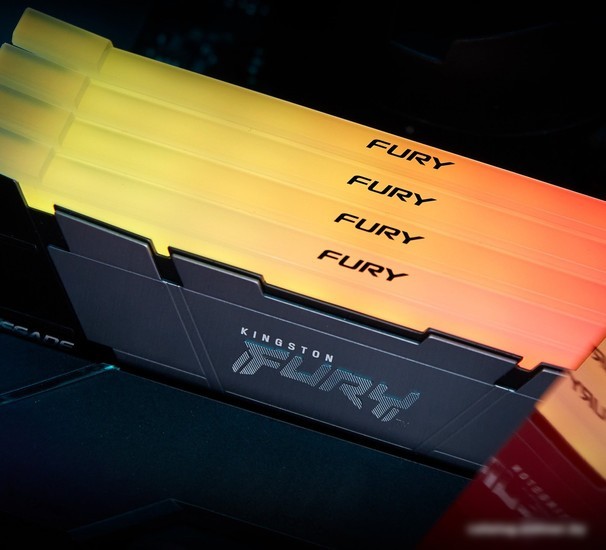 Оперативная память Kingston FURY Renegade RGB 2x8ГБ DDR4 3600МГц KF436C16RB2AK2/16