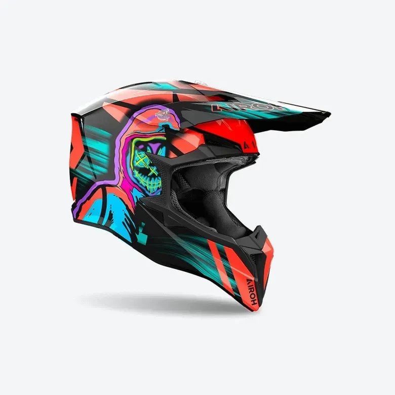Мотошлем Airoh WRAAAP Cyber WRC32-XS (XS, оранжевый глянец)
