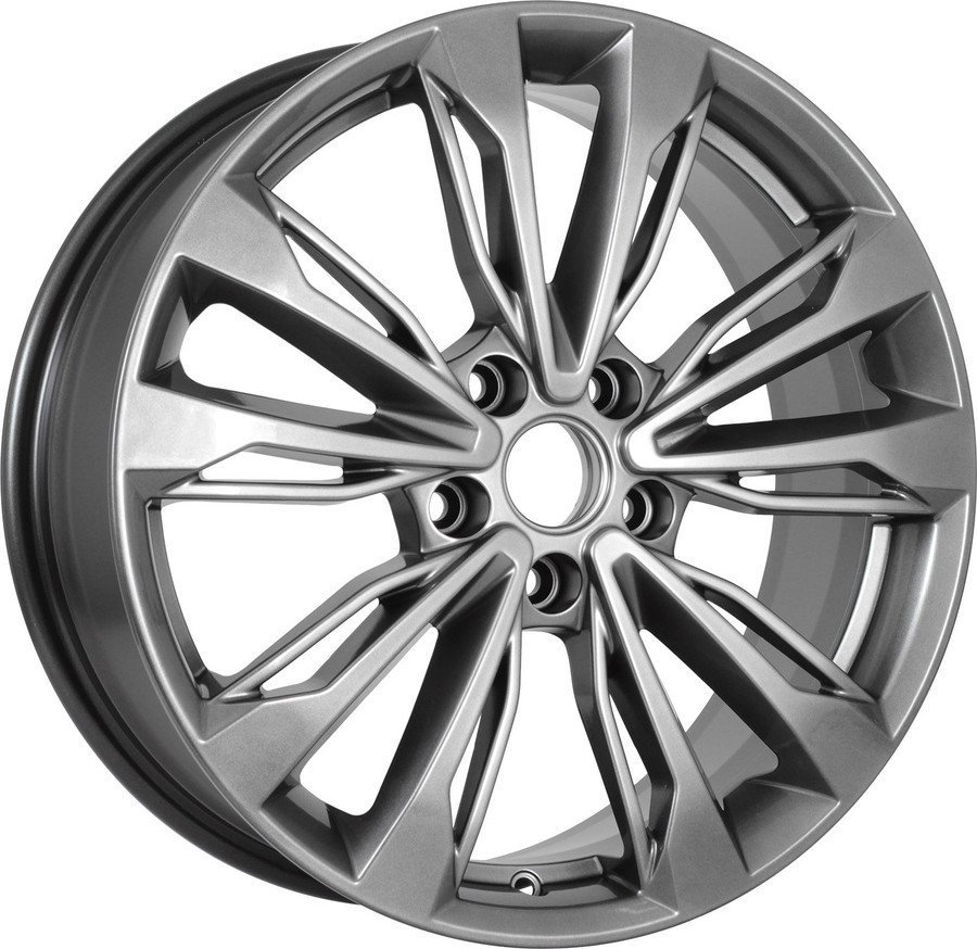 Литые диски KDW KD1830 18x7" 5x114.3мм DIA 66.6мм ET 37мм Grey Painted