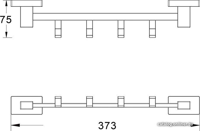 Планка с крючками Shevanik SG5641