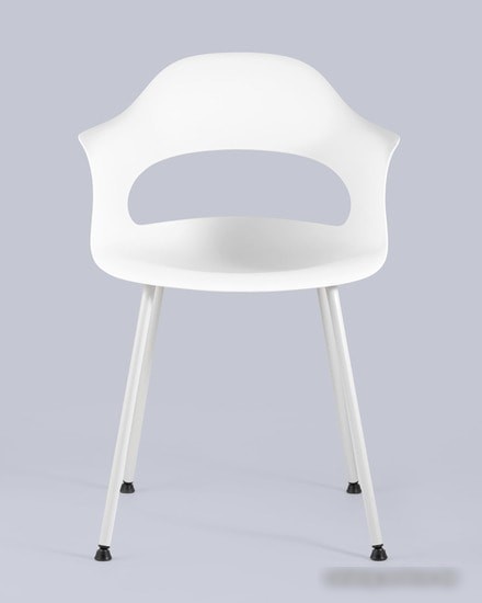 Стул с подлокотниками Stool Group Lady (белый)