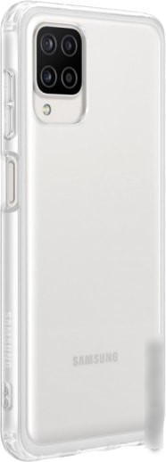 Чехол Samsung Silicone Cover для Galaxy A12 (белый)