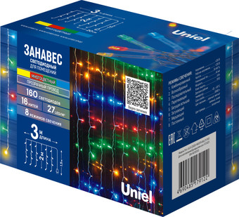 Световой дождь Uniel ULD-C3020-160/DTA UL-00010913 (разноцветный)