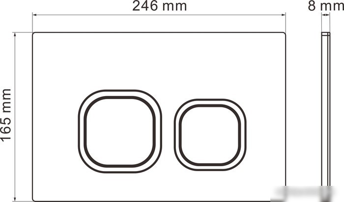 Инсталляция для унитаза Roxen StounFix Slim 966444