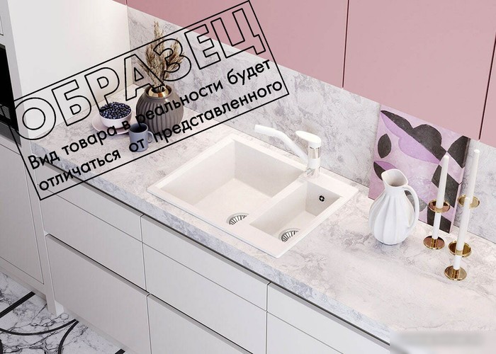 Кухонная мойка Polygran Brig 620 (кремовый)