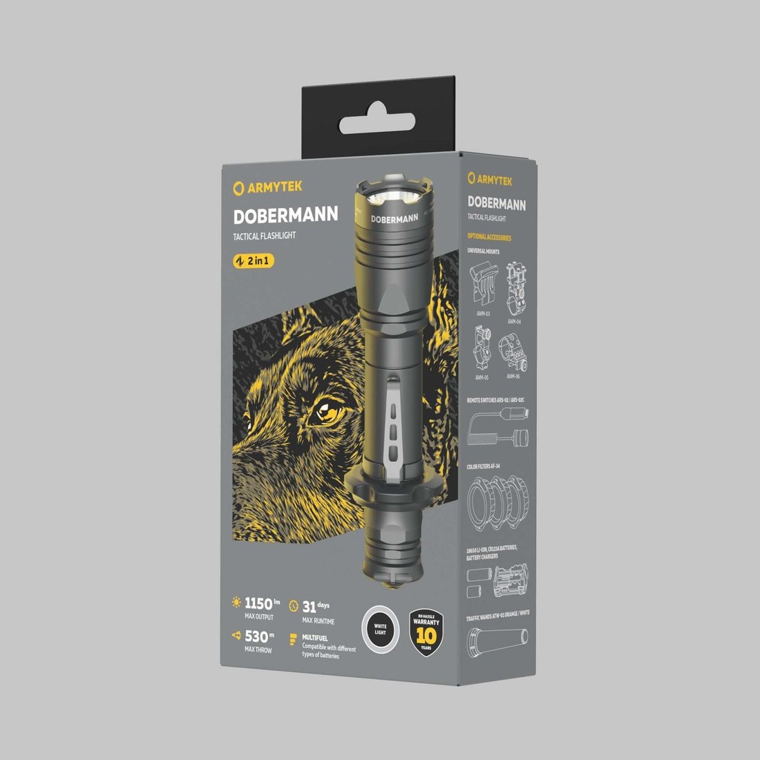 Фонарь Armytek Dobermann (белый свет)