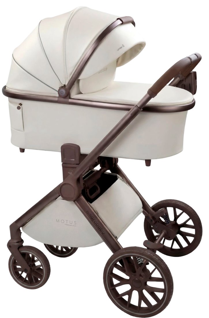 Универсальная коляска Amarobaby 2в1 Motus Premium Ecco Exclusive AB26-10MOTUSF/33 (молочный)