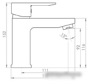 Смеситель Inan Kehribar M2302