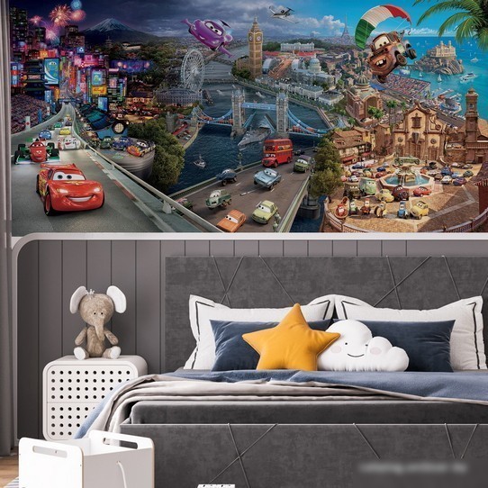 Виниловые обои Citydecor Тачки 100x260