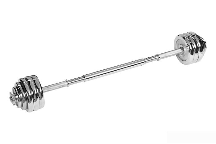 Гантели с грифом для штанги Alpin DB-30кг