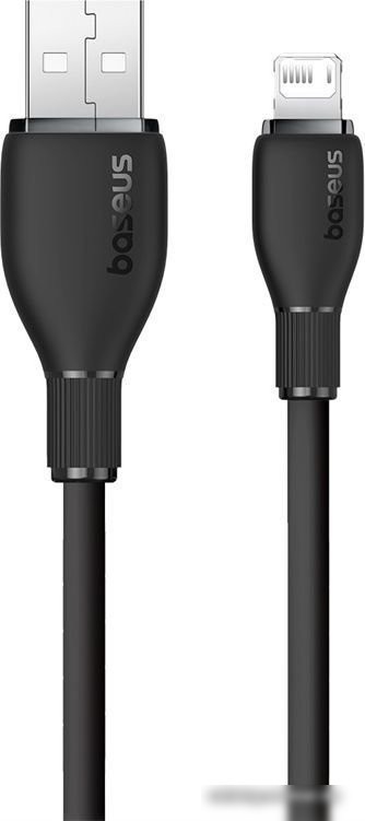 Кабель Baseus Pudding Series USB Type-A - Lightning (2 м, черный)