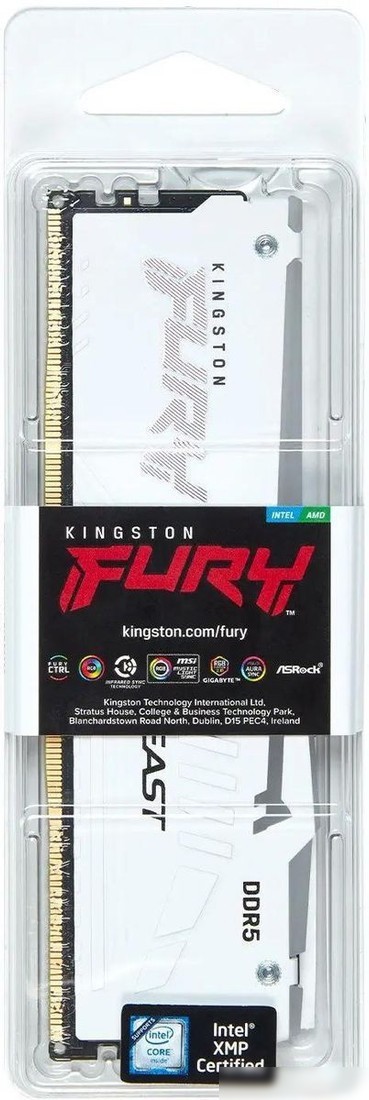 Оперативная память Kingston FURY Beast RGB 16ГБ DDR5 5600 МГц KF556C40BWA-16