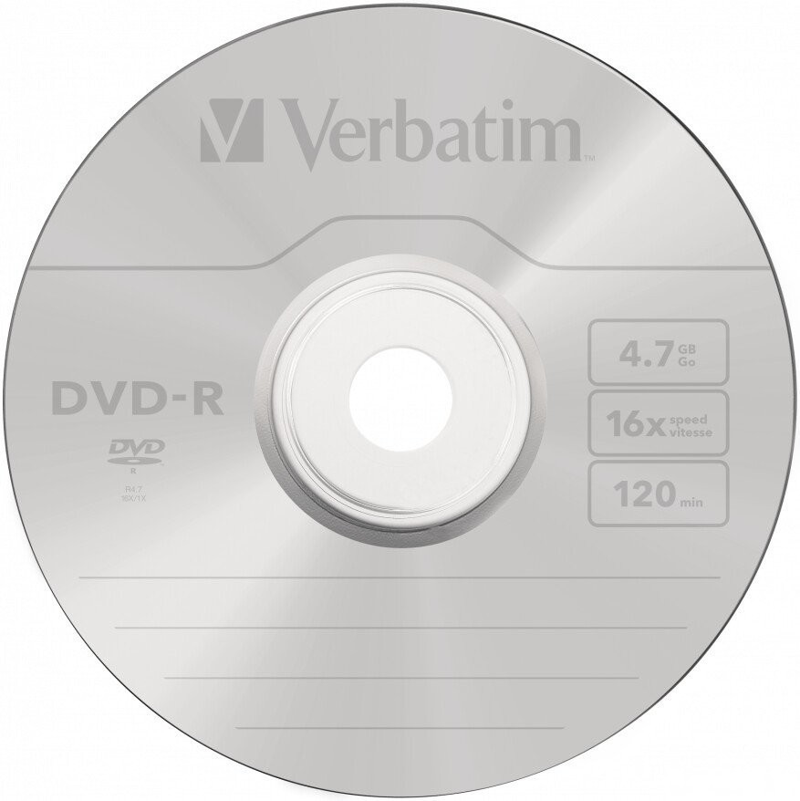 DVD-R диск Verbatim 4.7Gb 16x 43522 (25 шт.)